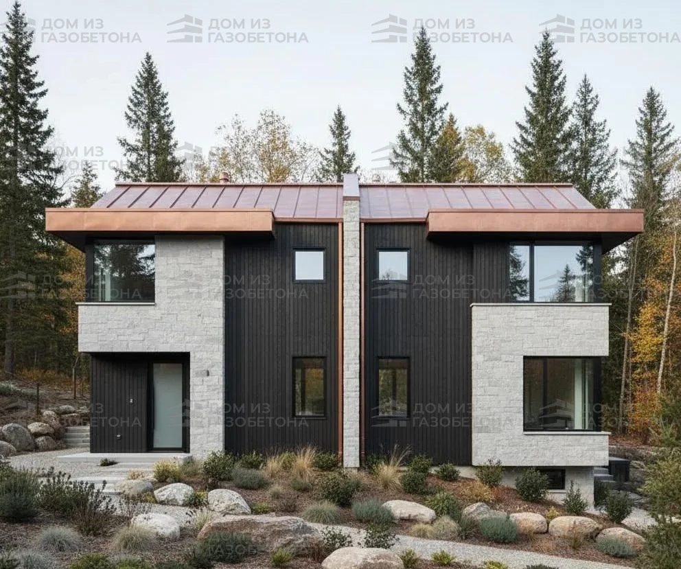 Проект Двухэтажный дом 6 на 13, 119 м2