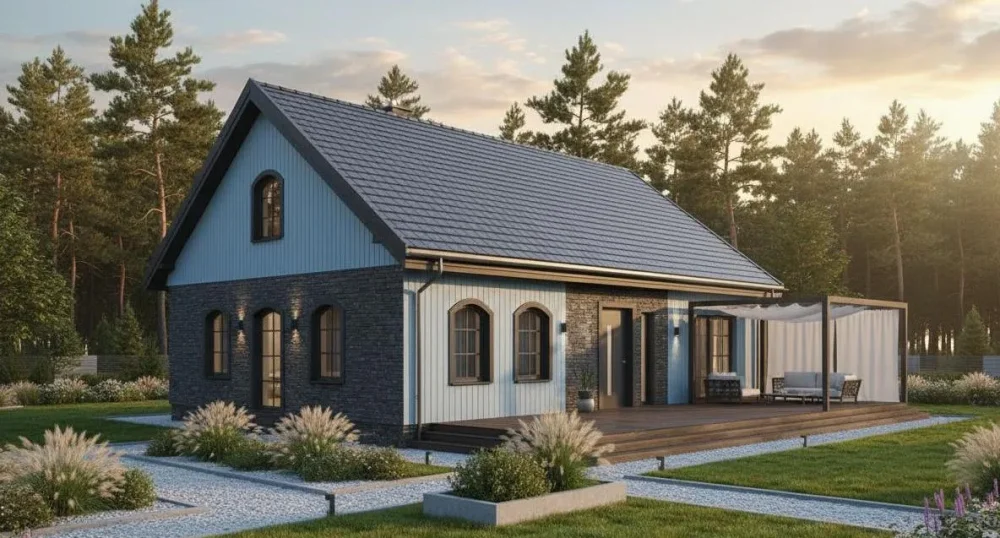 Проект Двухэтажный дом 12 на 15, 221 м2