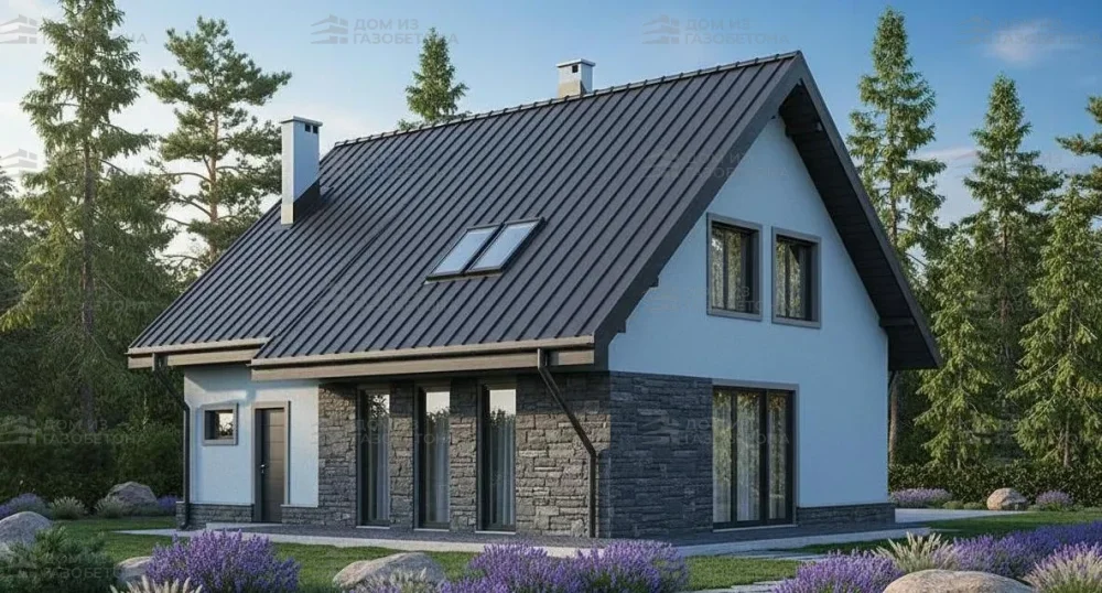 Проект Двухэтажный дом 11 на 10, 135 м2