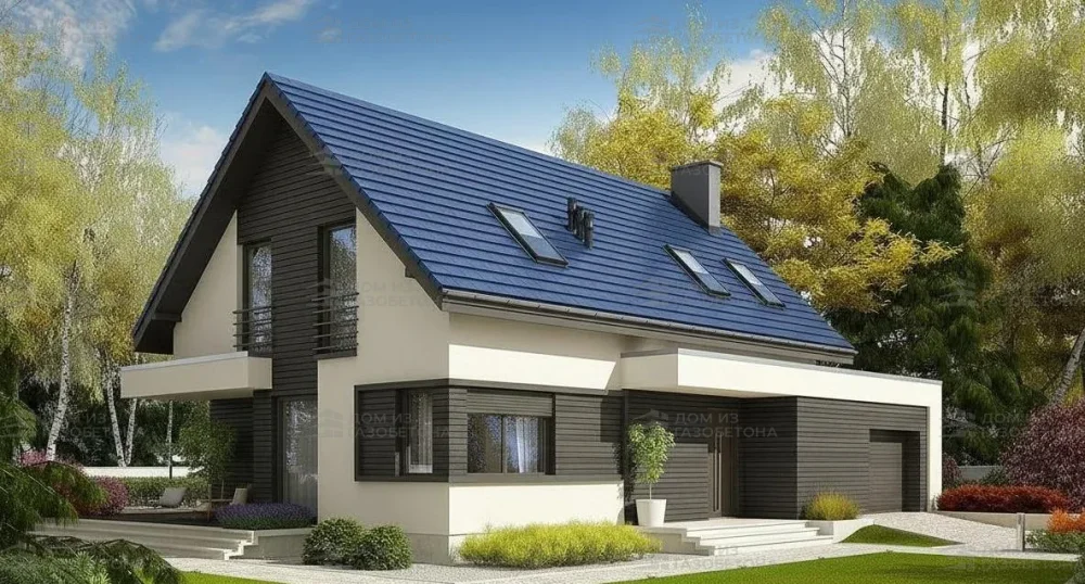 Проект Двухэтажный дом 16 на 11, 165 м2