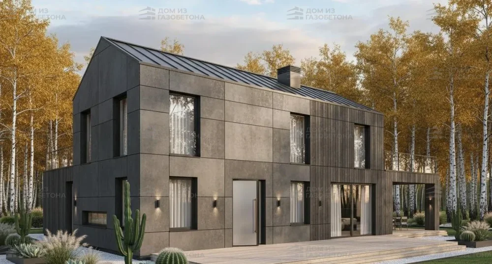 Проект Двухэтажный дом 23 на 21, 272 м2